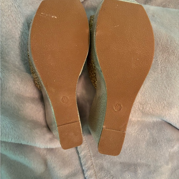 Glitter Mzluyin Wedge Sandals for Women Platform Beach Slide - Picture 6 of 12